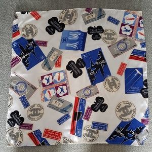 Authentic Chanel Silk Twill Scarf